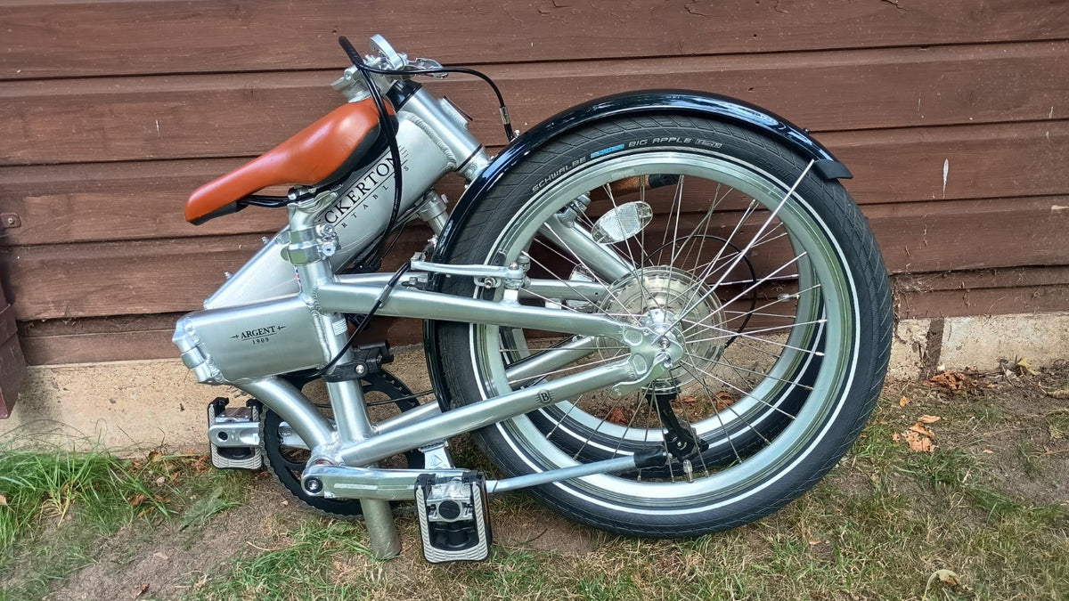 Folding Bike Bickerton 1909 Argent Country Quality Alloy 9 Speed Shimano Gears