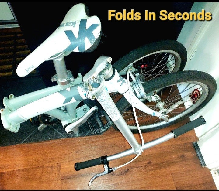 Kansi Twenty 20in Folding Bike White BMX Bar Side Pull Caliper Brakes