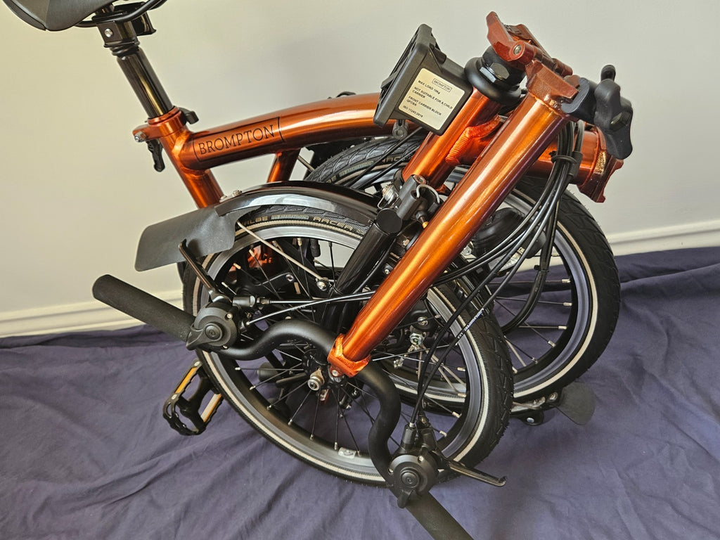 Brompton M6LX Superlight Titanium 6 Speed Flame Lacquer Excellent Condition