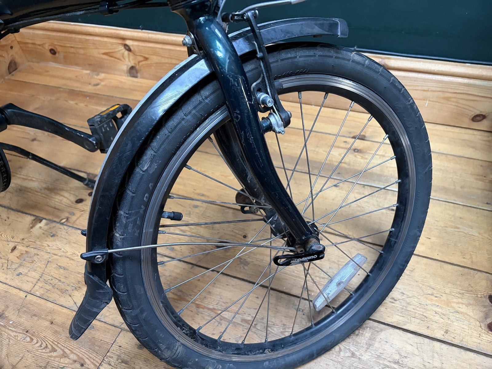 Bickerton Portable Junction 1507 Folding Bicycle in Green, Fully Working
