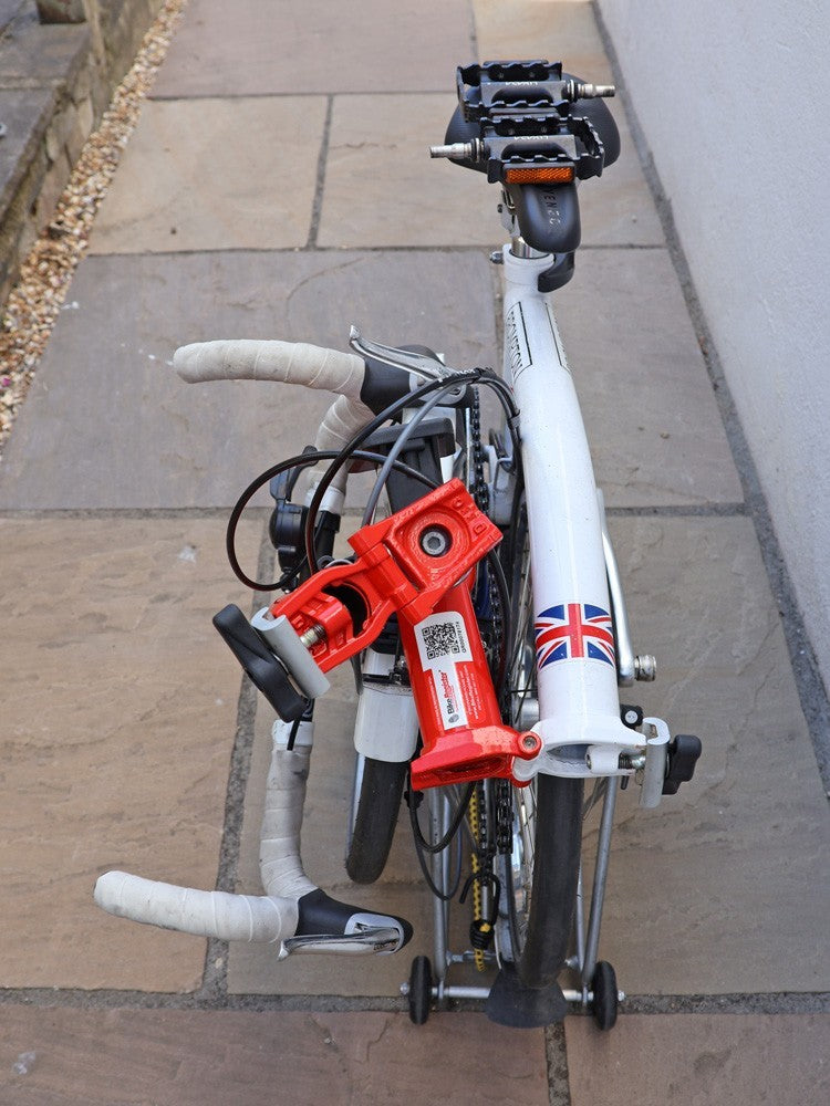 Brompton Bike extensively modified for touring