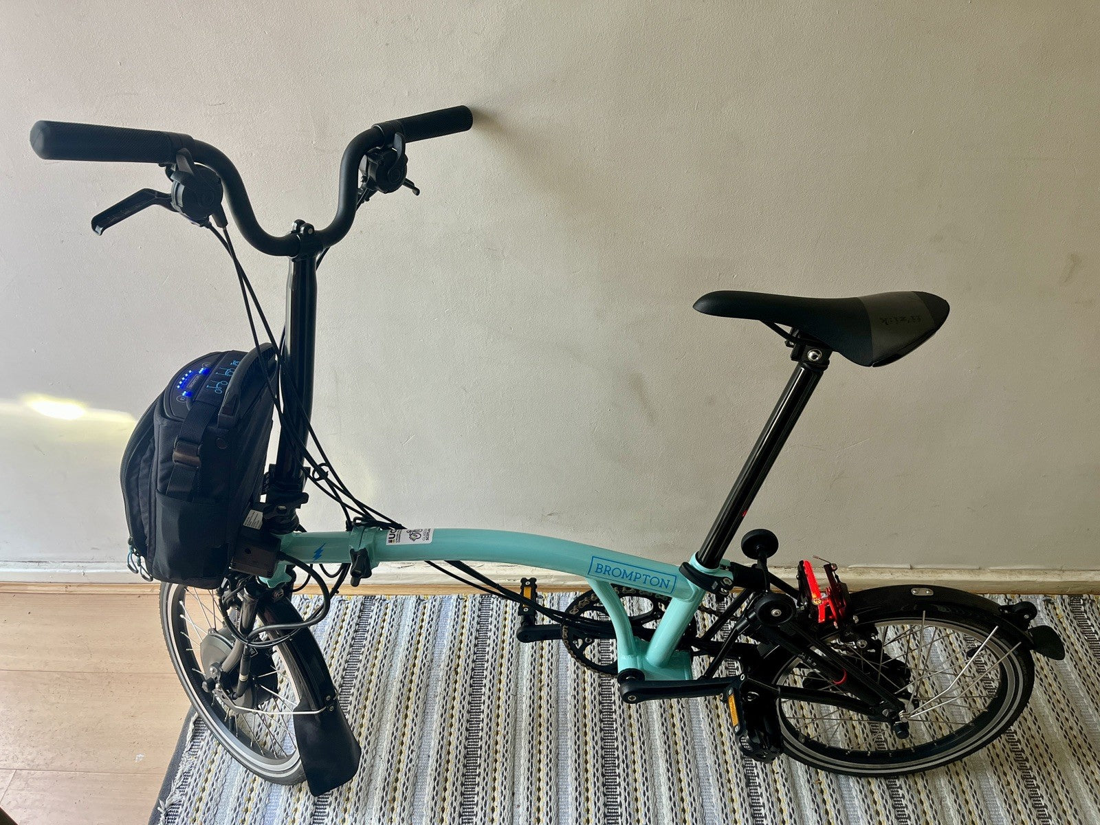 Brompton Bike 6-Speed Turquoise Green, One Size