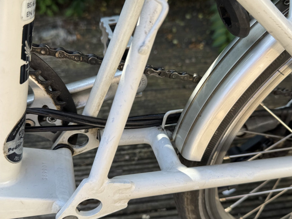 Brompton 2012 P6R folding bicycle 6 Speed, White