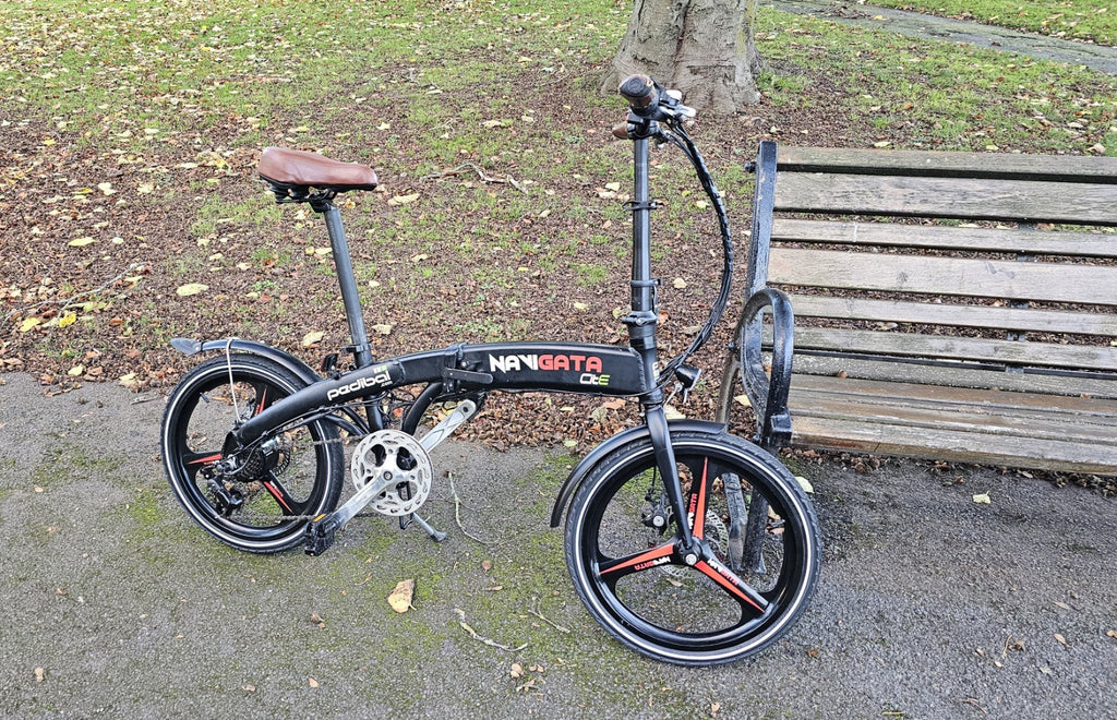 possible delivery Pedibal Navigata Cite Folding  Bike with  throttle