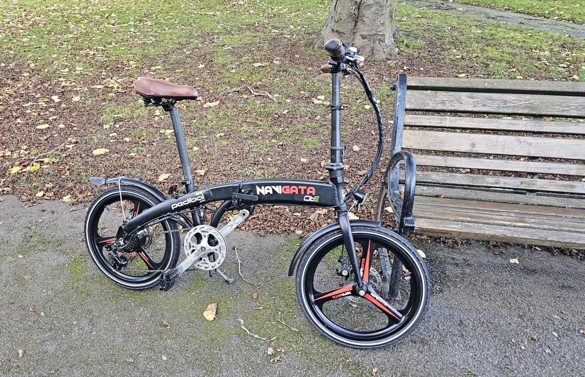 possible delivery Pedibal Navigata Cite Folding  Bike with  throttle