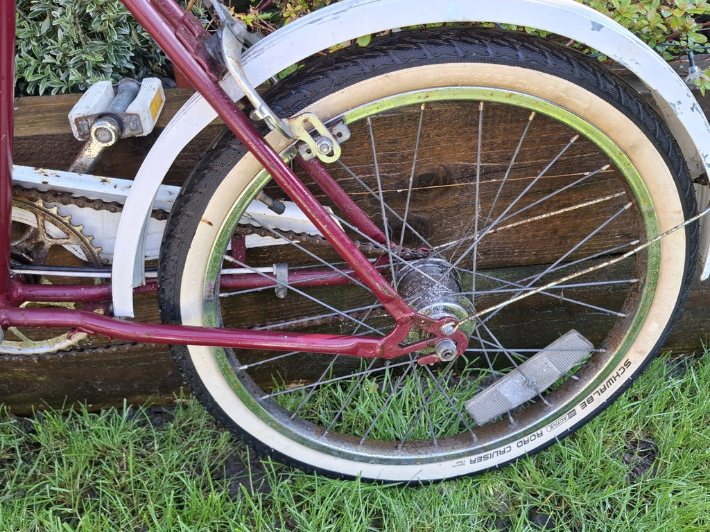 Apollo Wayfarer 1980s Vintage Folding Bike Town and City 20-inch Wheels
