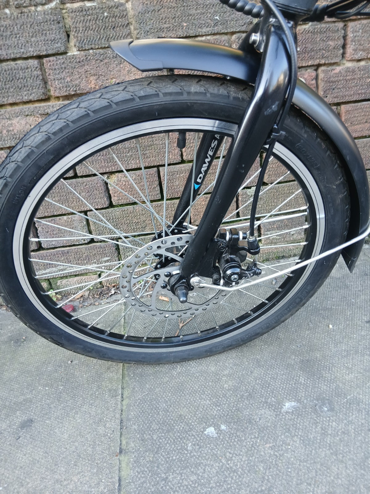 Ecosmo 20AF09BL 20" Wheel 12kg Lightweight Alloy Folding City Bicycle - Black