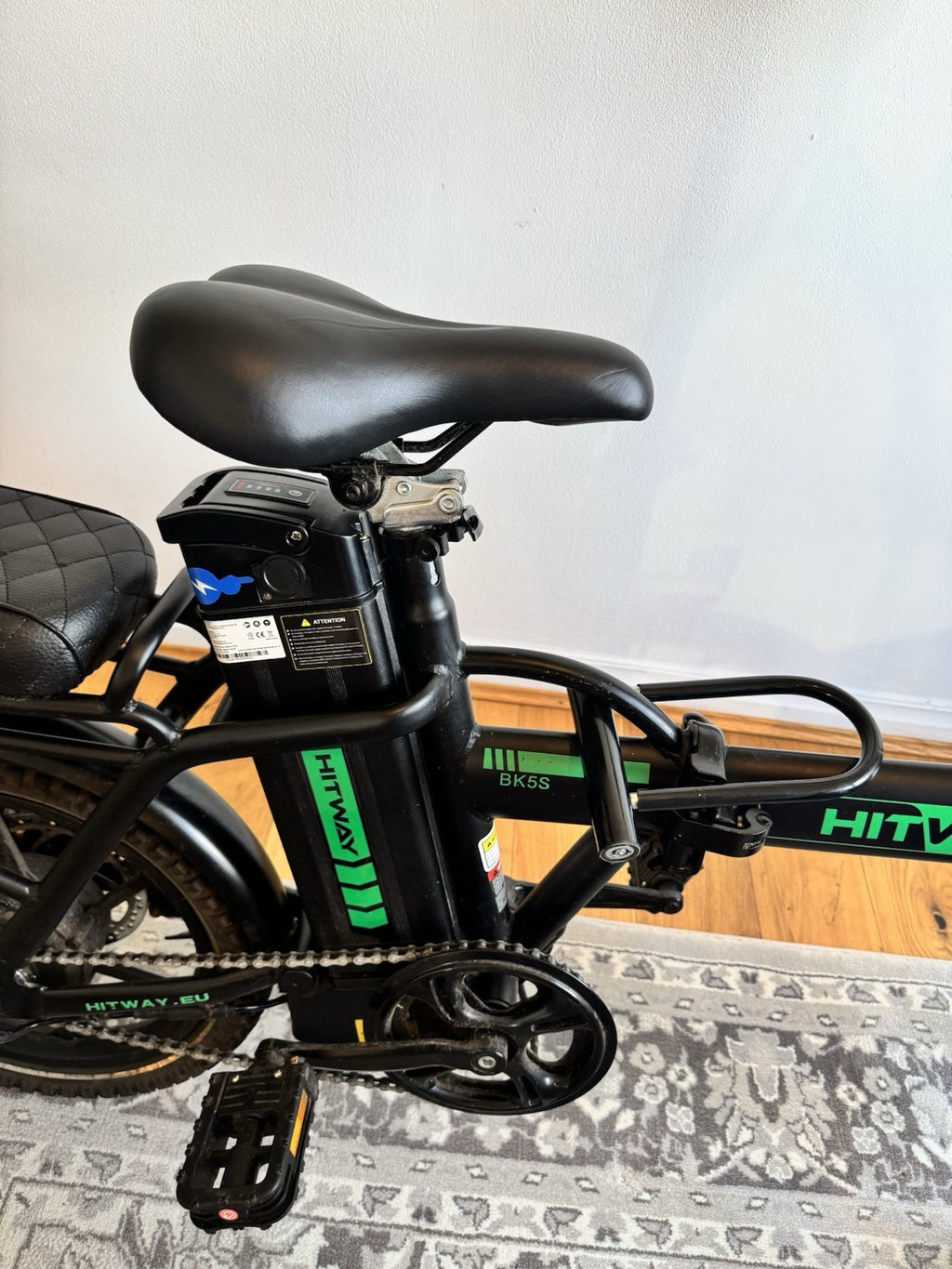 Hitway BK5S Folding Bike (2025), 250W Motor, 36V 10.4Ah