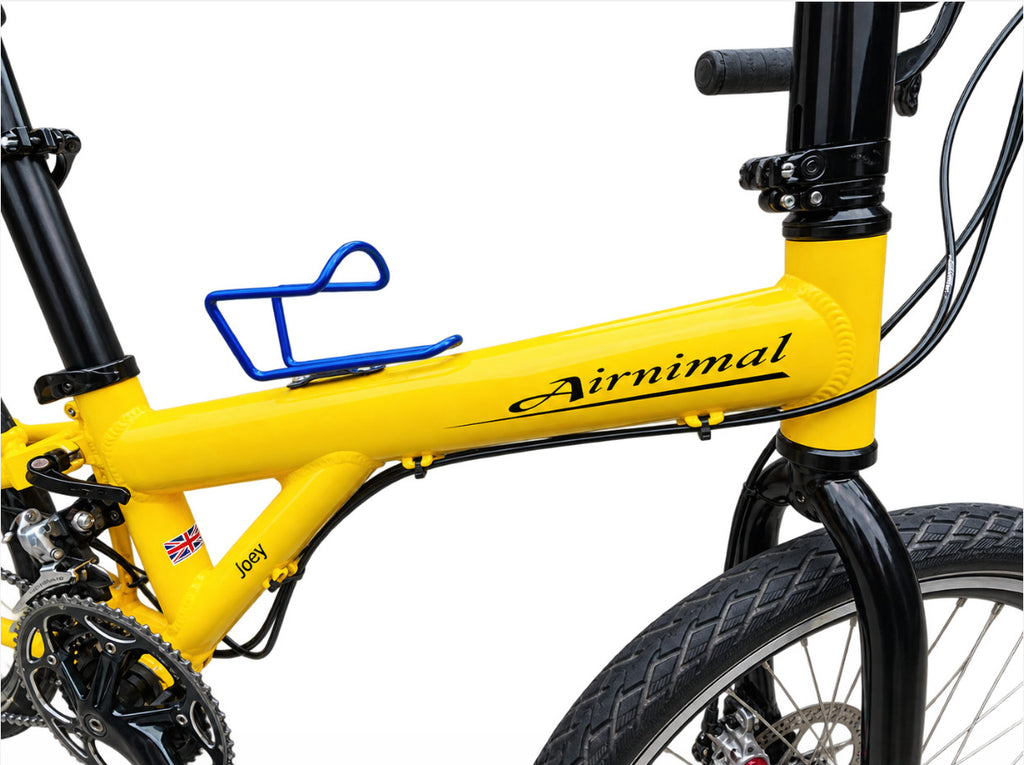 Airnimal Joey Explore Drop - 24” Folding Bike – Custom Yellow