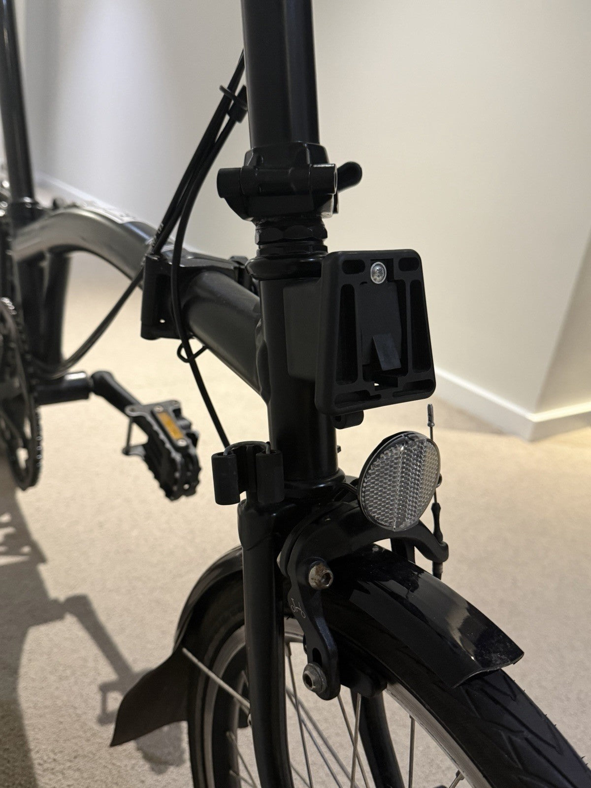 Brompton 2024 C Line 2-Speed Black Folding Bike