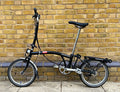 Brompton Folding Bike Black H6R H-type 6-speed Rear rack & mudguards 2021