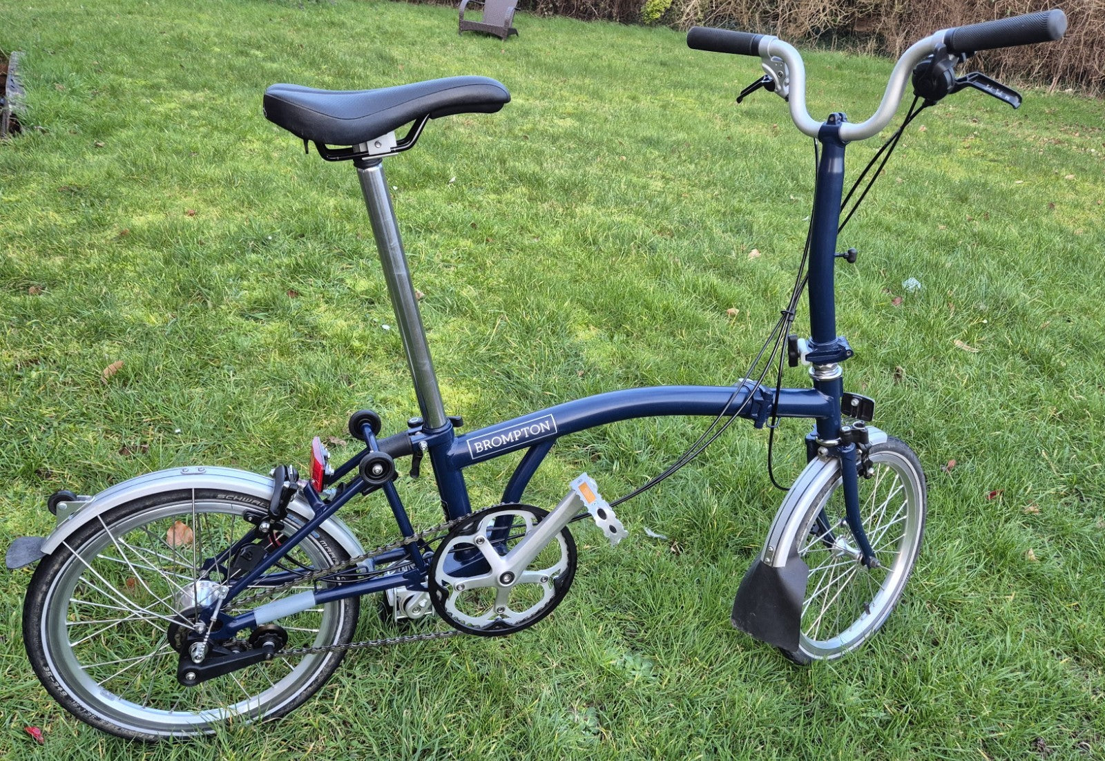 Brompton M3L 2018, 3-Speed, Blue, Great Condition