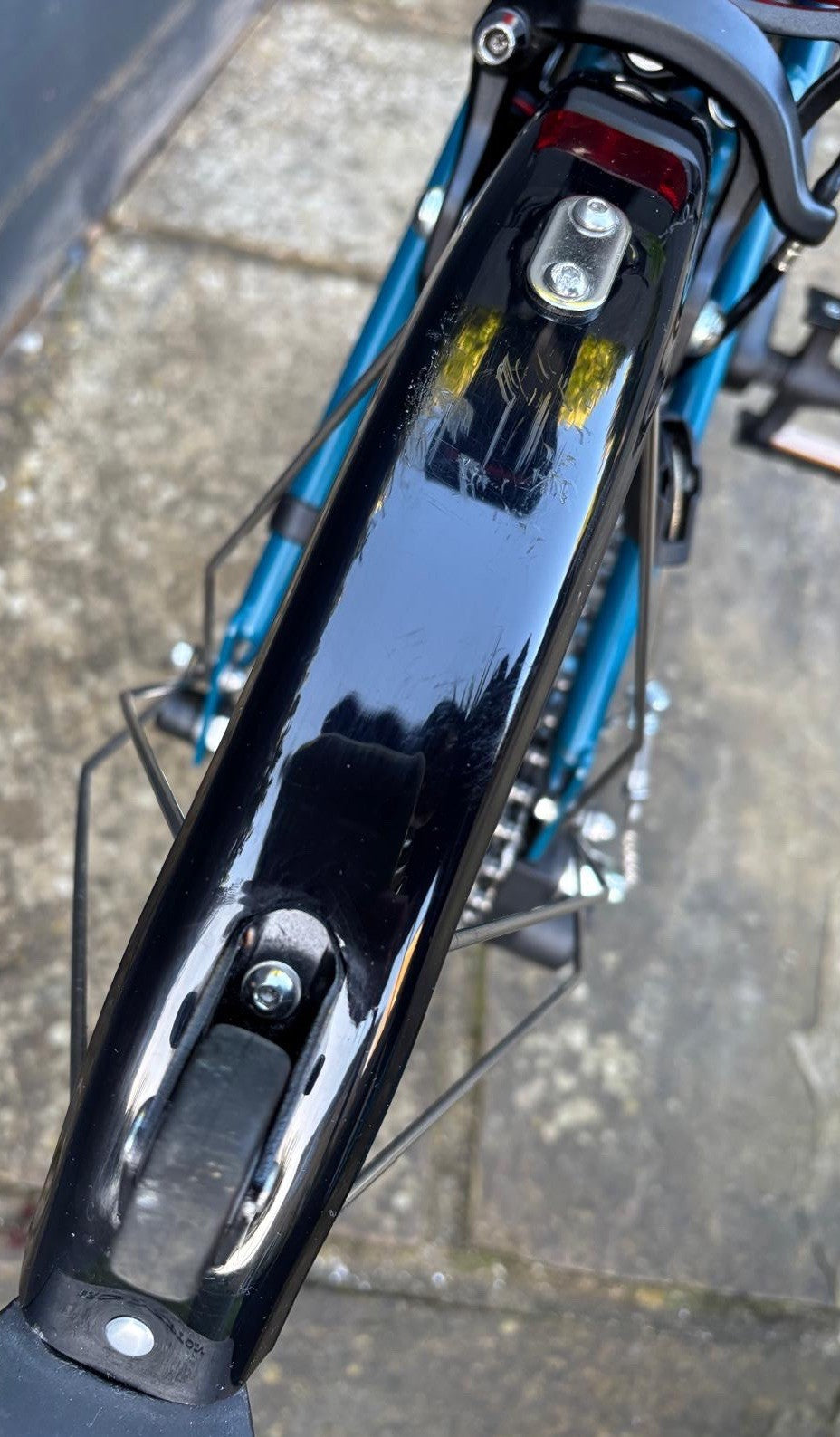 2023 Brompton C Line Urban M6L Folding Bicycle in Ocean Blue - Hardly Used