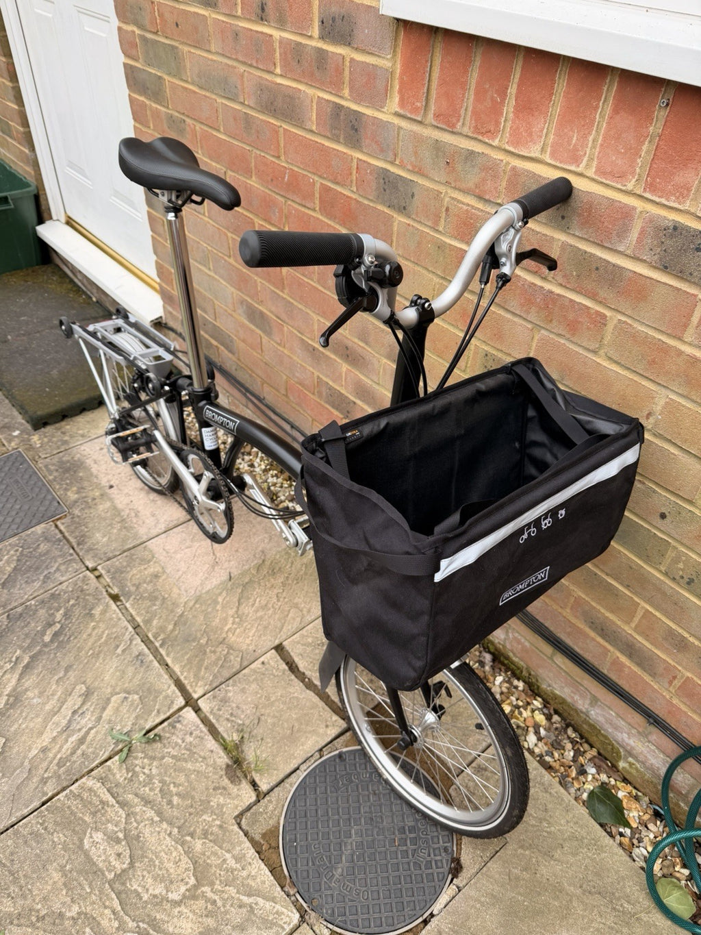 Brompton Folding Bike 3-Speed, Black