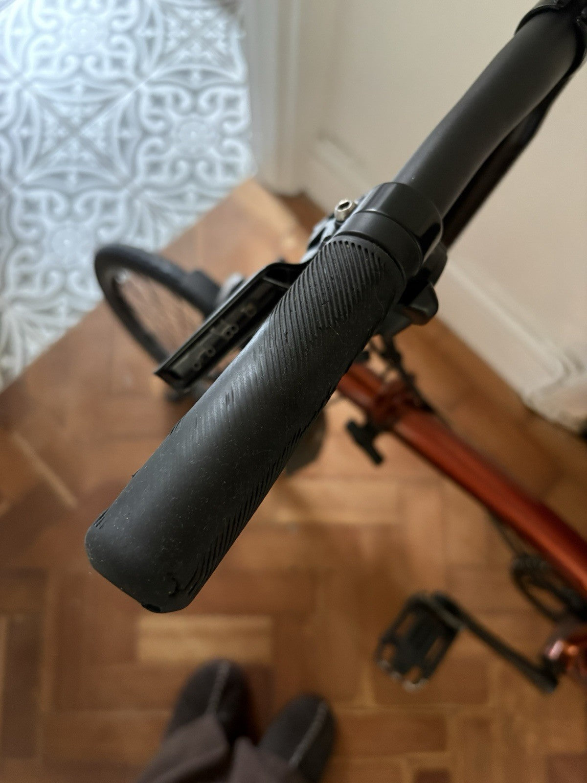 Brompton Black Edition Flame Lacquer 6 Gears, Racing handle bars