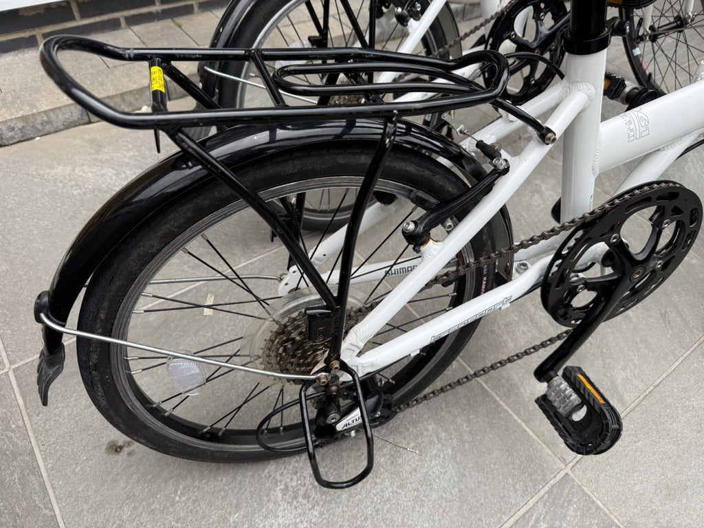 Pair of Carrera Transport not transit Folding Bikes aluminium frames