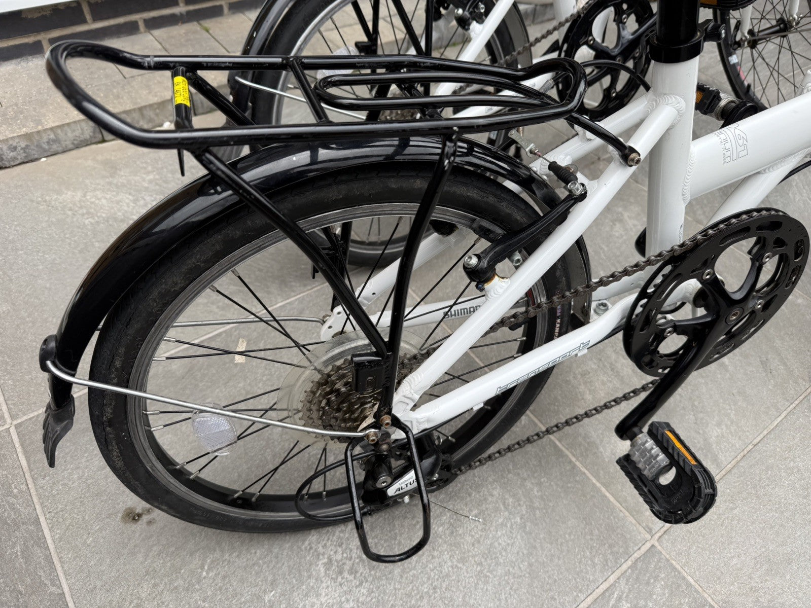 Pair of Carrera Transport not transit Folding Bikes aluminium frames