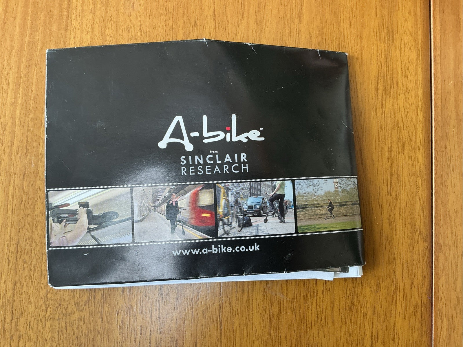 A-Bike From Sinclair Research Folding Bike Rare With Press Kit