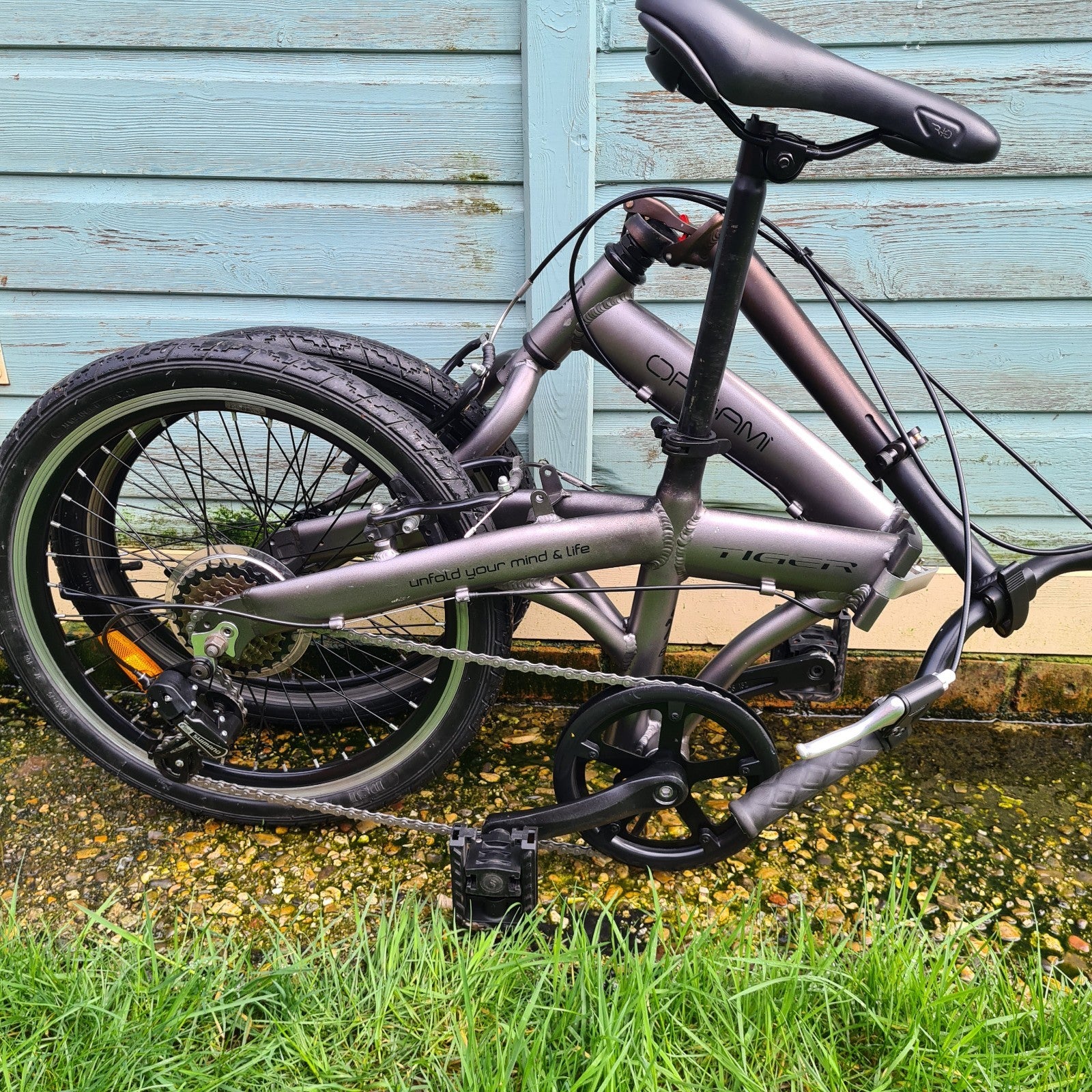 Tiger Origami 20 Inch Lightweight Folding Bike 6 Speed Great Condition