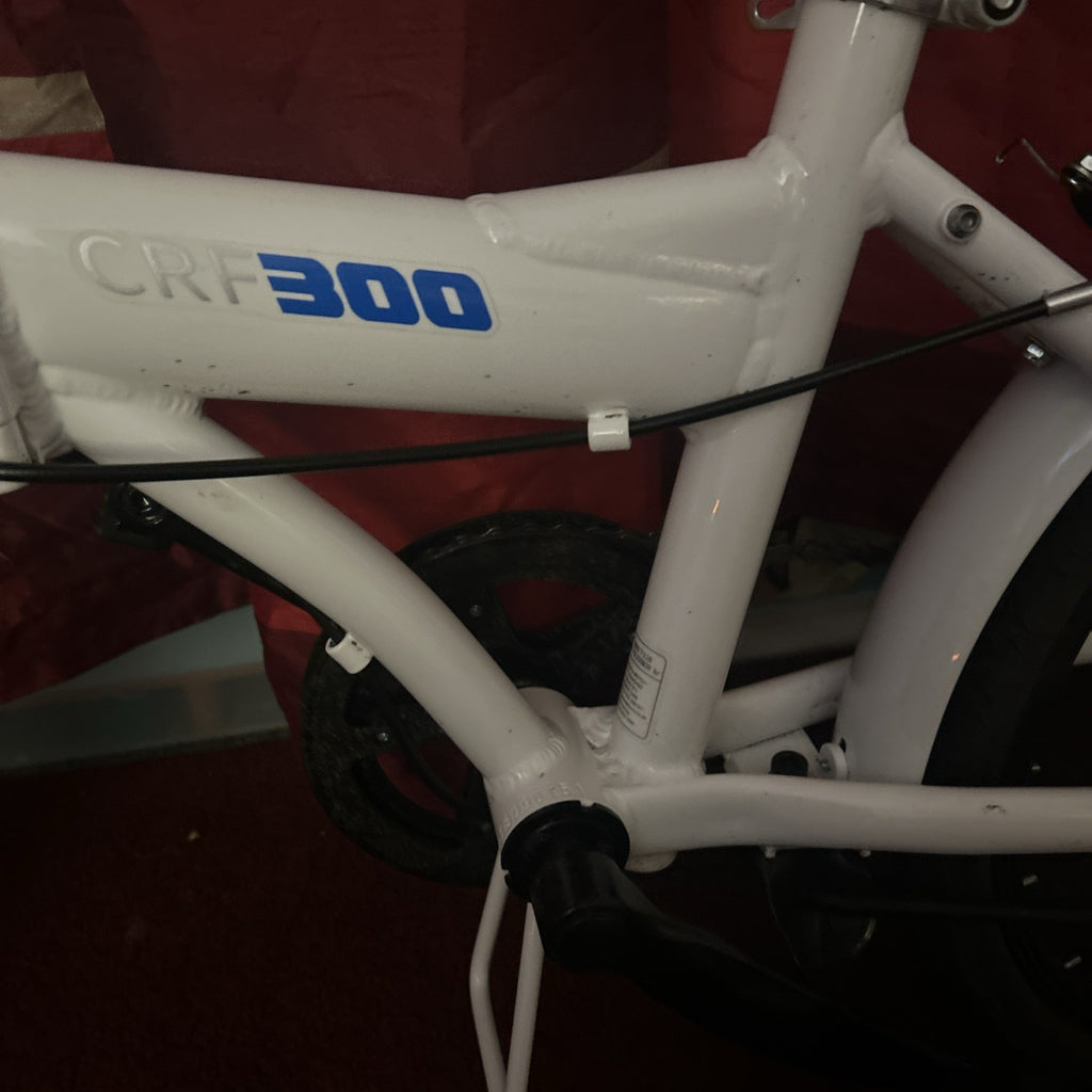 Cross CRF300 alloy folding bike 20in white colour