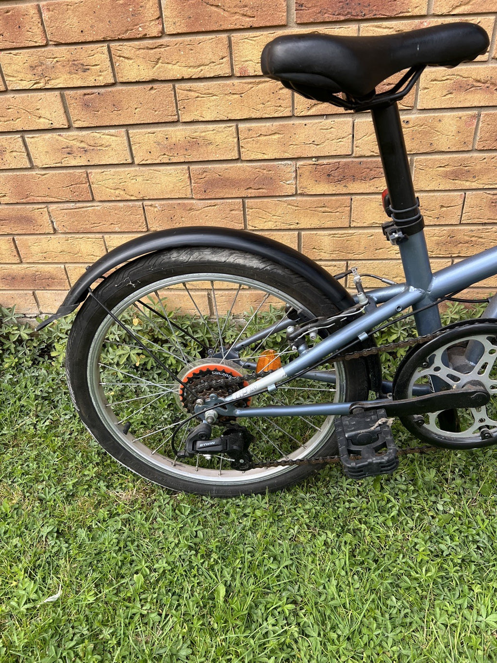 BTWIN Folding Bike 120 Blue/Grey RRP £280 Happy to Ship