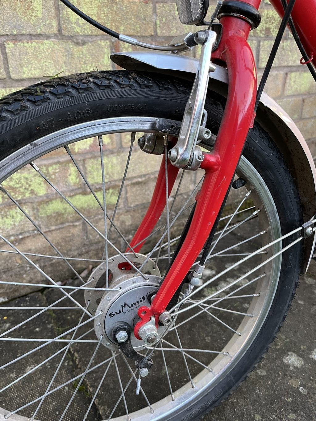 Adult Folding Pashley  Tricycle Tri-1 Red 17" frame, good condition