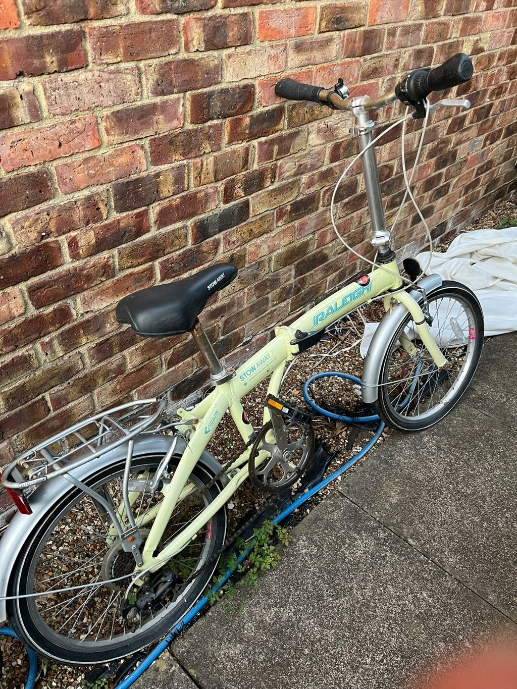 Raleigh Stowaway Folding Bicycle, Used Condition, Collection Only