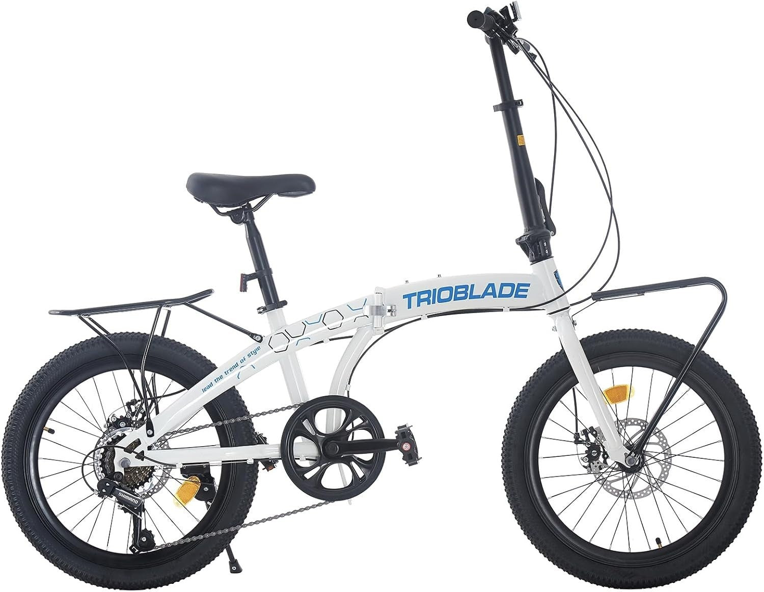 Lightweight 20” Folding Bike with 7-Speed Shimano & Disc Brakes