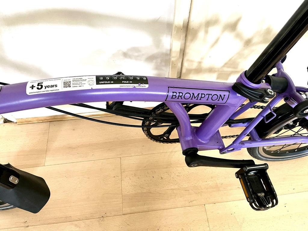Brompton C Line Explore, 6-Speed, Pop Lilac, Black Ed, 2025 Mid, EXC COND