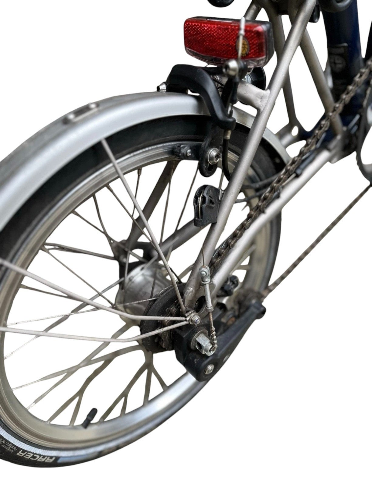 Brompton Titanium  S6L-X (6 Speed)  folding bicycle - Tempest Blue