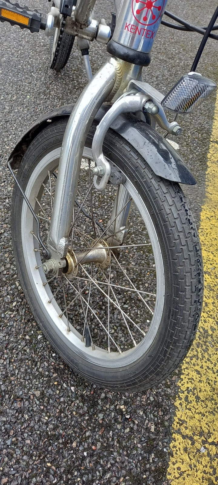 Folding Bike Kentex Silver Colour