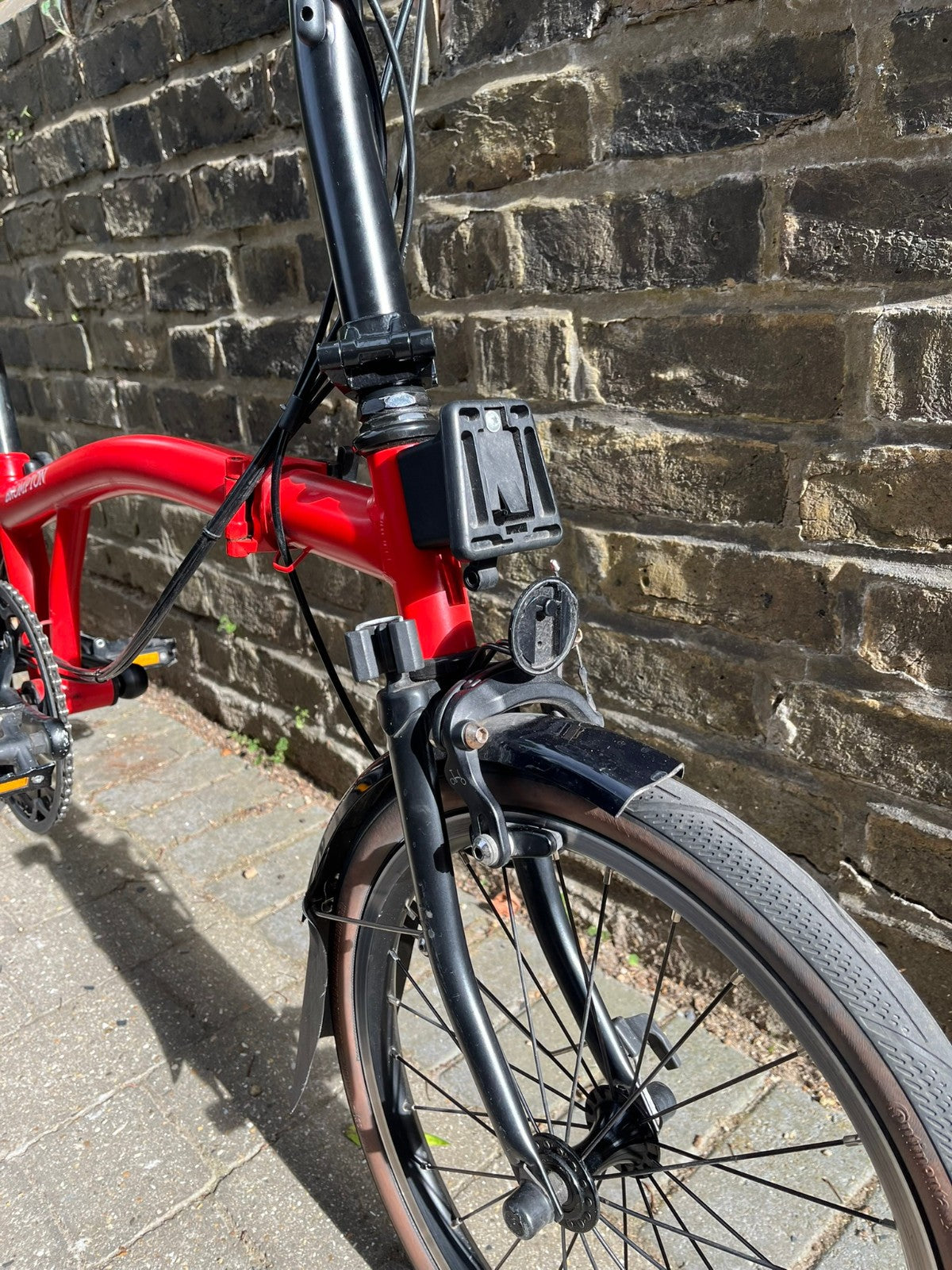Brompton C-Line 6 speed Red Black S-type