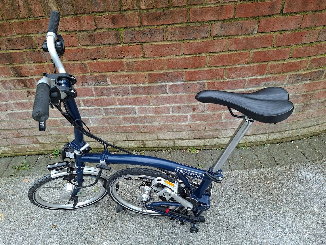 6-Speed Brompton M6L Folding Bike complete with Swytch
