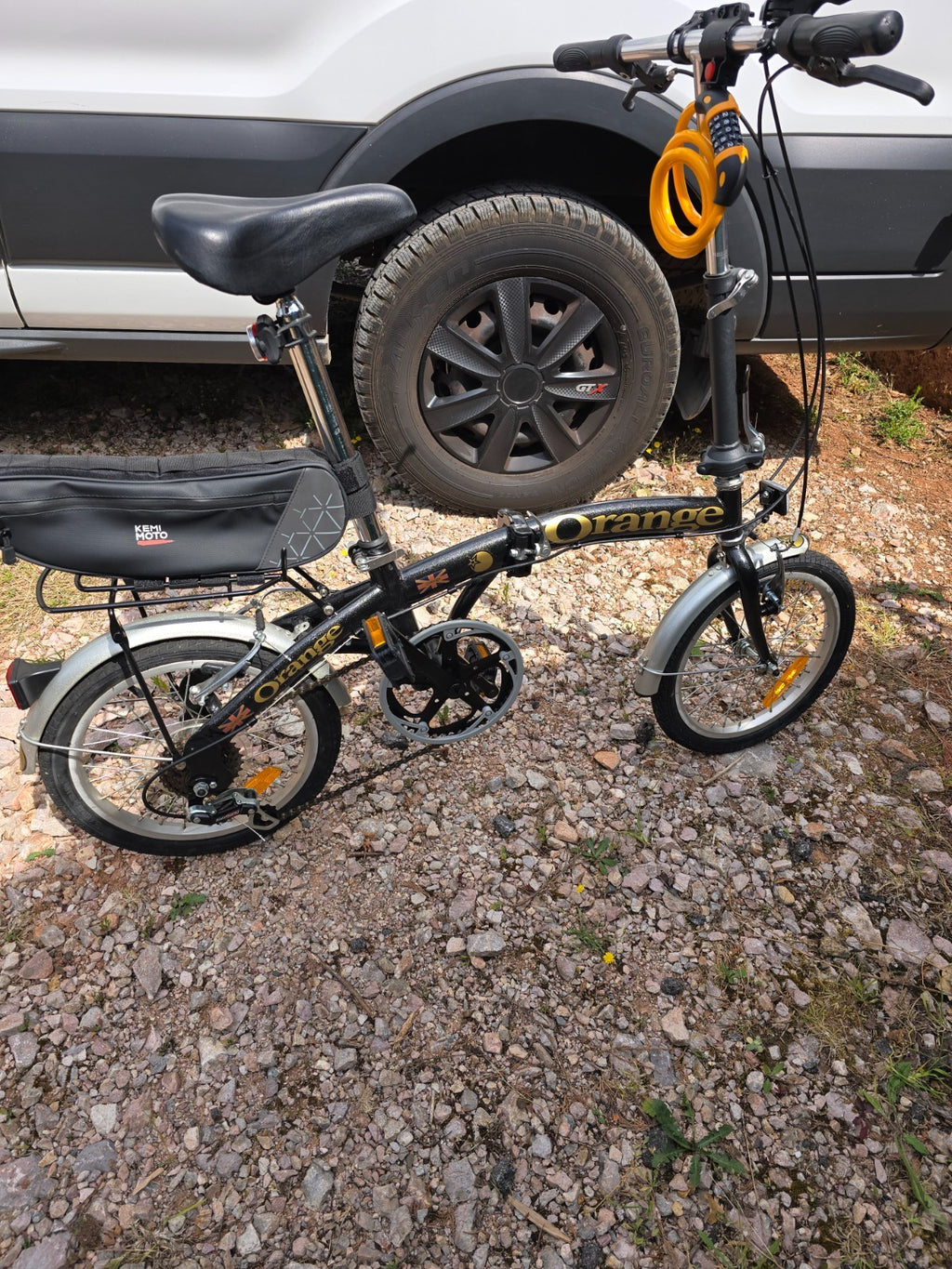 folding bicycles pair 6 speed shimano gears