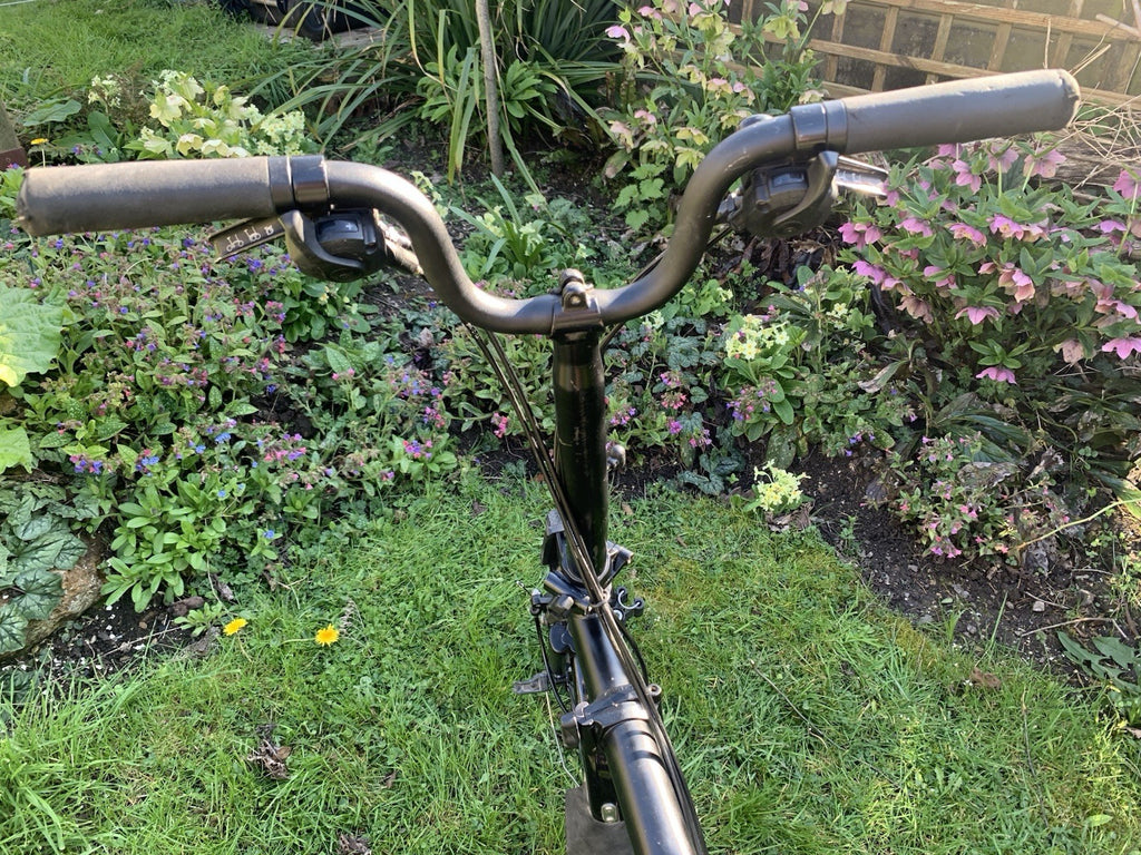 Brompton M6L, C-line, Folding 6 Speed, Bike Matt Black (2017), + Accessories