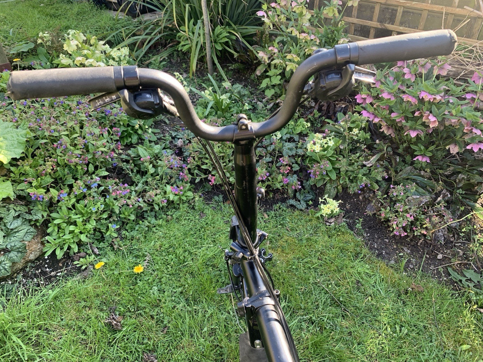 Brompton M6L, C-line, Folding 6 Speed, Bike Matt Black (2017), + Accessories