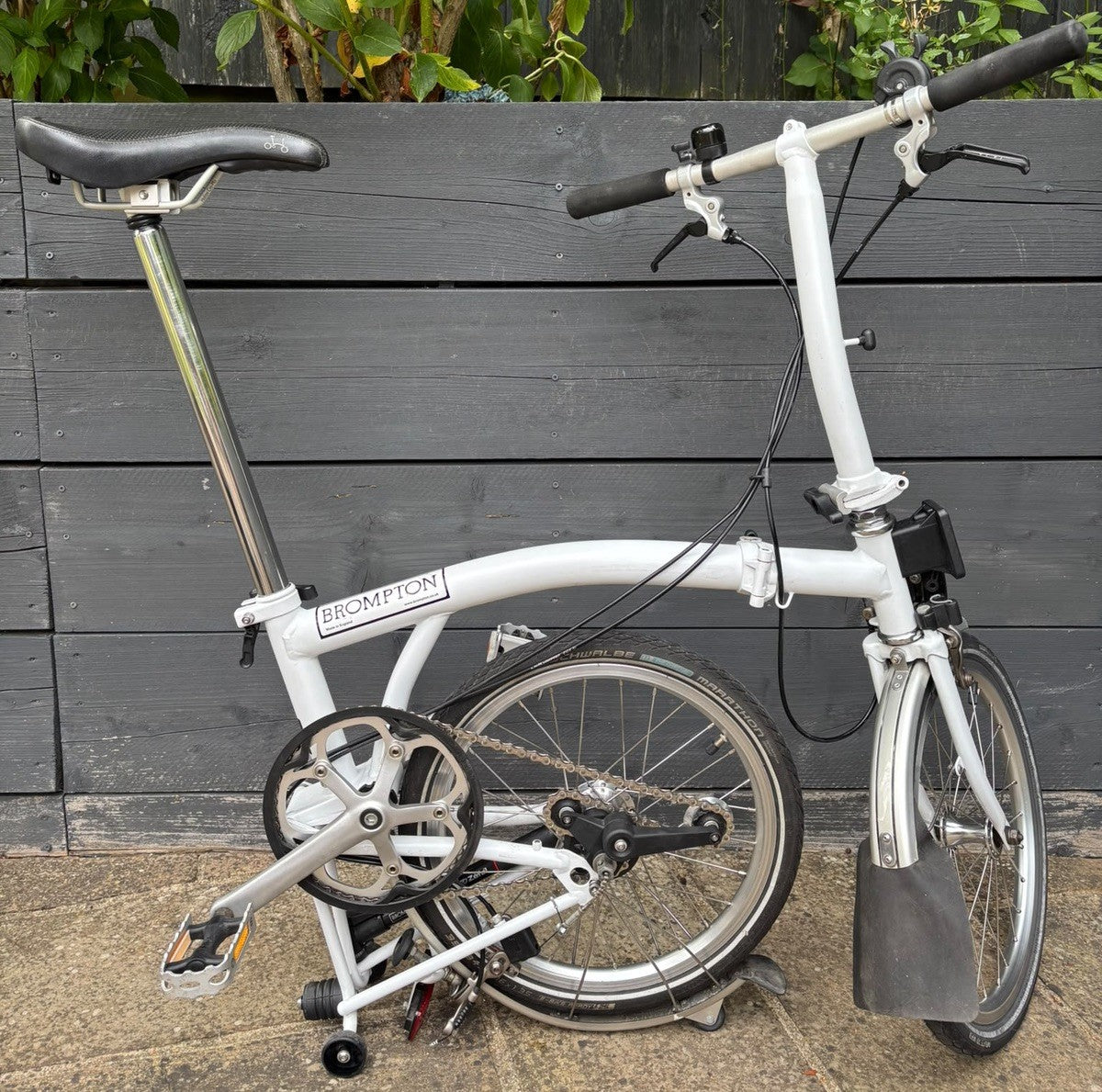 Brompton S3L Folding Bike 3 Speed C Line in White