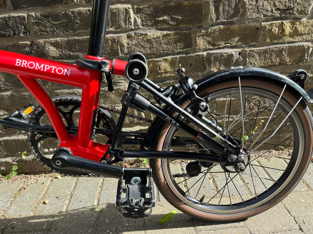 Brompton C-Line 6 speed Red Black S-type