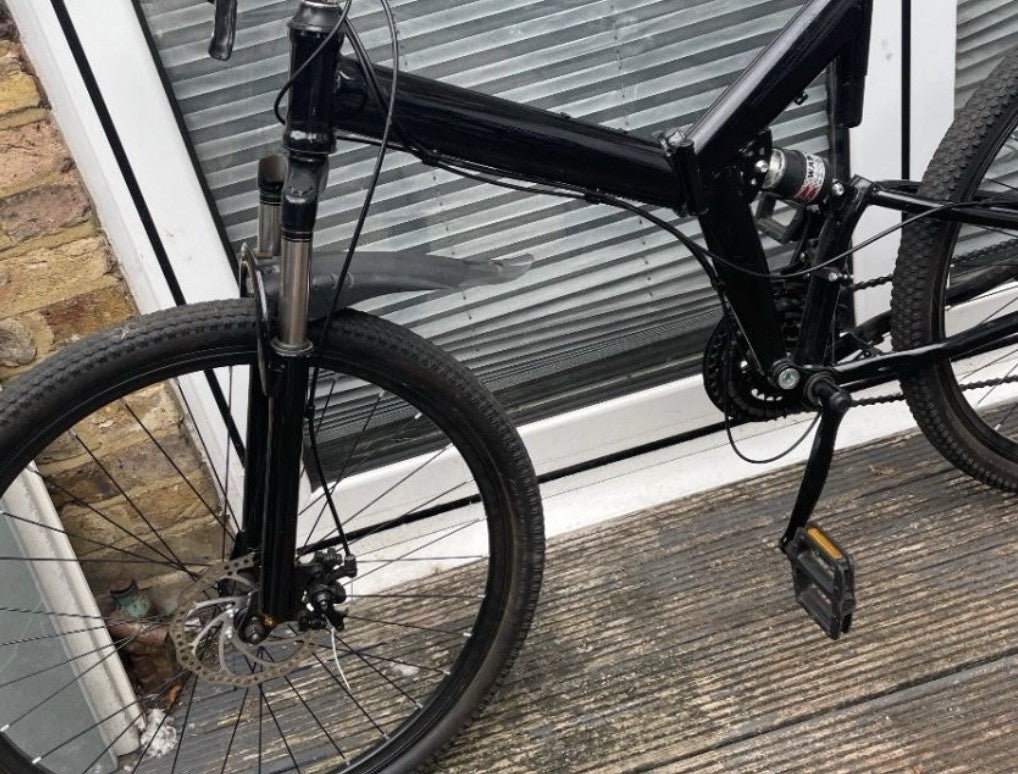 Mountain Bike 26-inch 21-Speed Gears Dual Disc Brakes Foldable