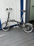 Brompton M3L (C Line) folding bicycle in Satin Black -In Very Good Condition✅