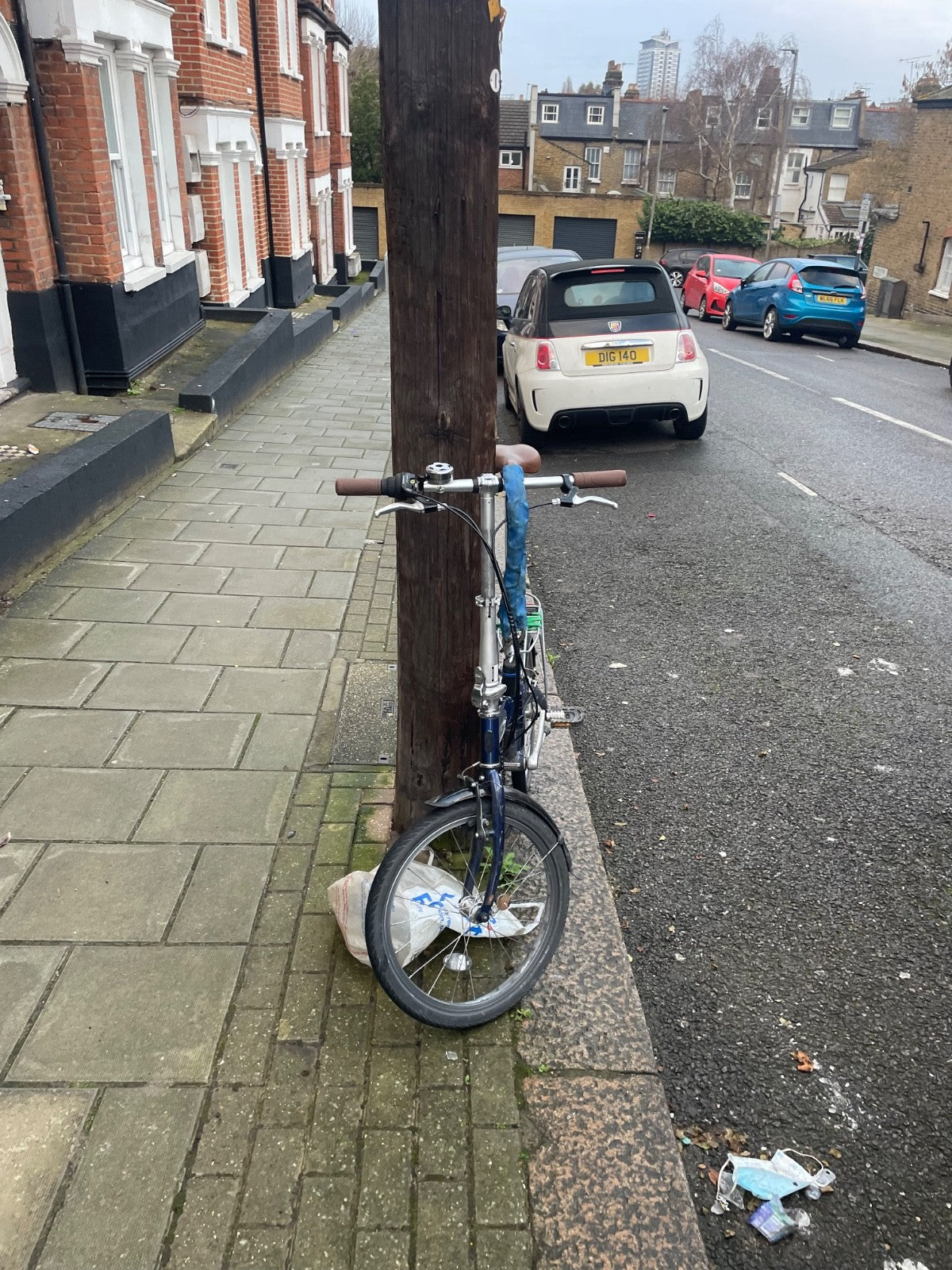 (Spares ) Bickerton Junction 1607 Foldable Bike Blue 20 Inch Wheels