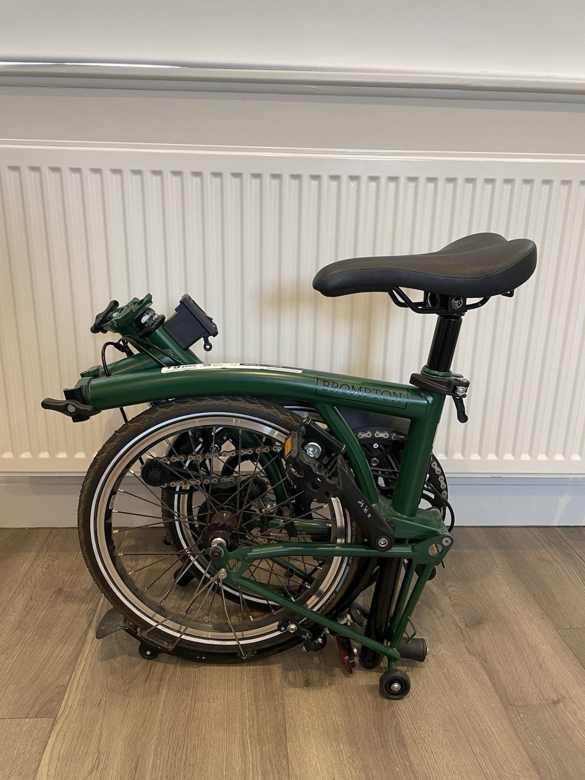 Brompton C Line Urban Folding Bike – 2-Speed – Racing Green Excellent Condition