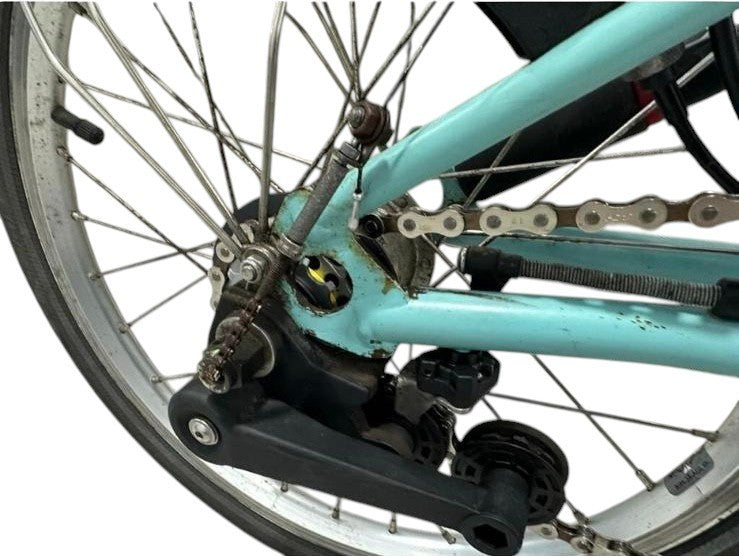 Brompton C Line M6L (6 Speed) folding bicycle - Turkish Green