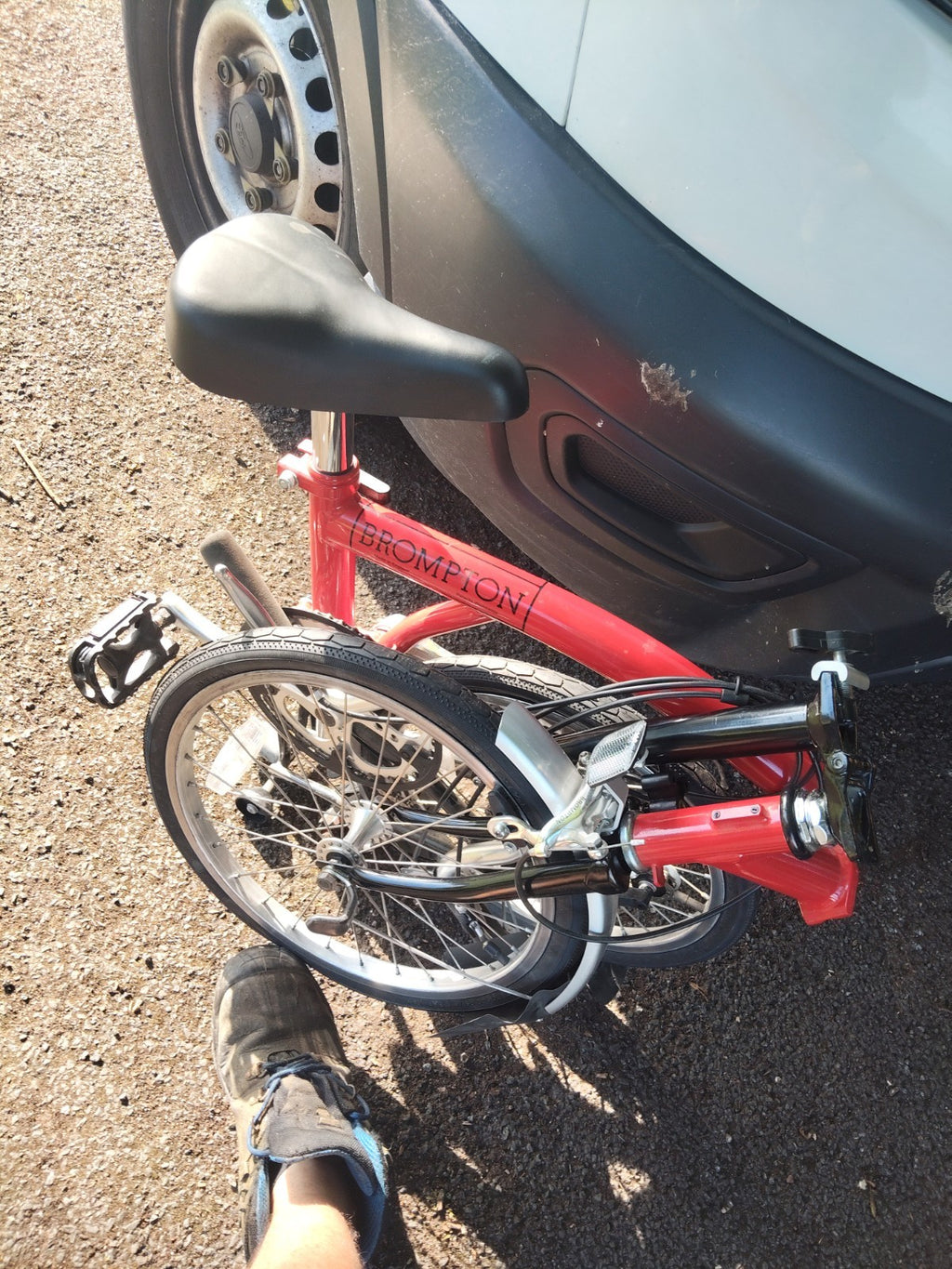 Brompton C Line M6R (6 Speed)  folding bicycle - Red