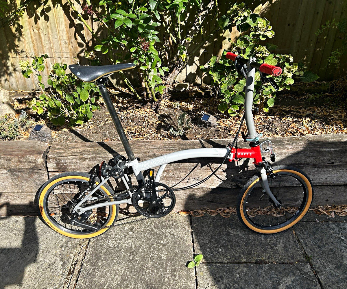 Brompton CHPT3 V4. Titanium 4 speed.