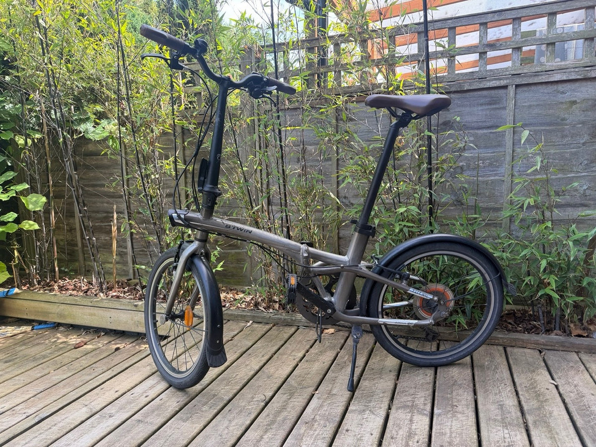Btwin Tilt 900 Folding Bike 9 Speed - good condition