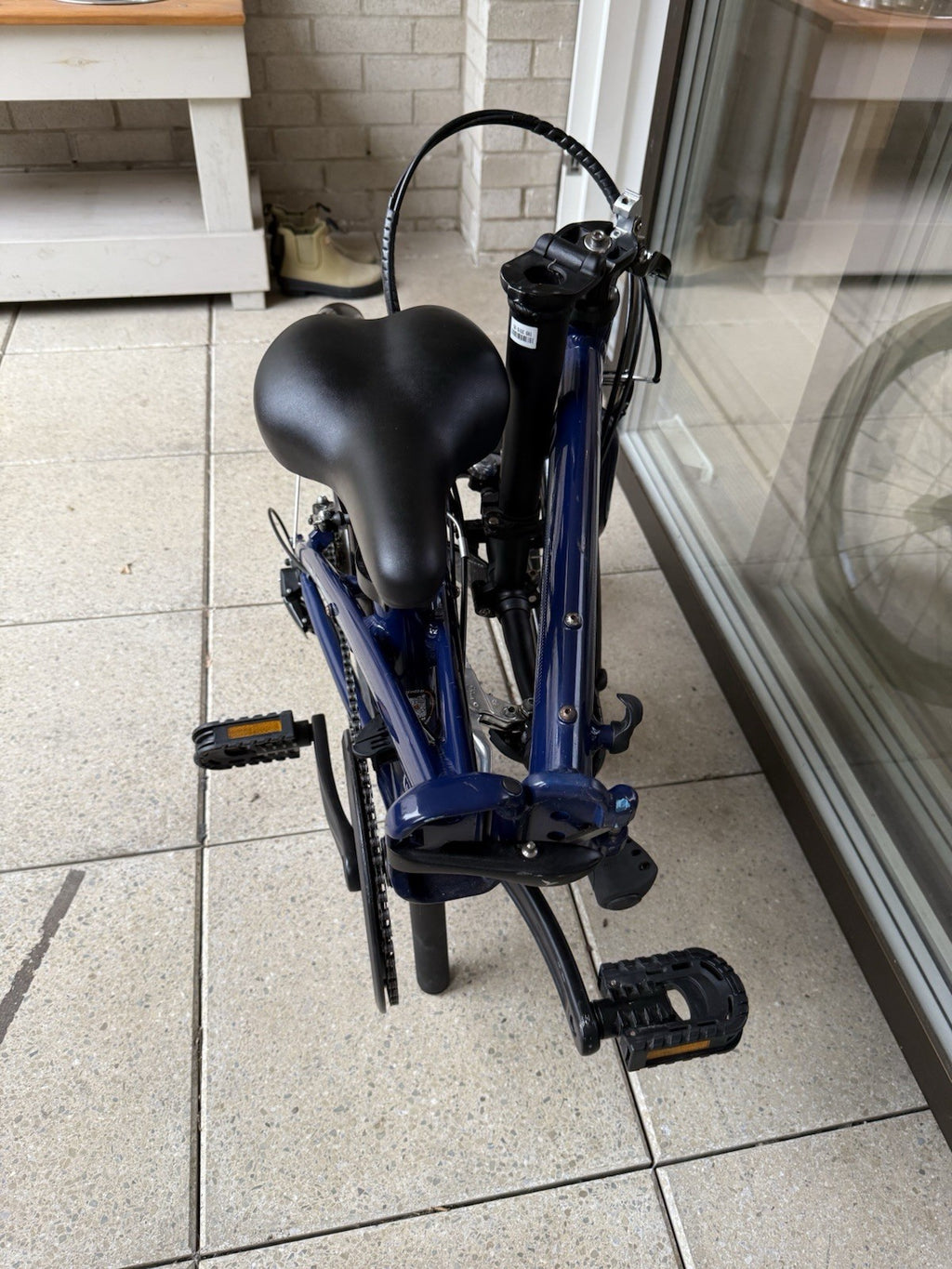 Tern 20in Folding Bike Blue 7-Speed Derailleur V-Brakes Mudguards Kickstand