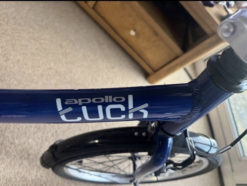 Apollo Tuck 20'' Lightweight Folding Bike Single Speed Blue