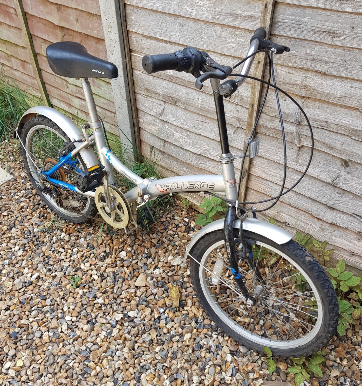 Challenge Folding Shopper Bike 6 Speed 20" Wheels Used Working