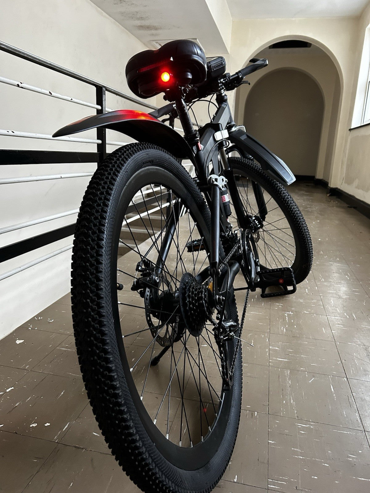 Hardly used full suspension 27-inch Folding Mountain bike